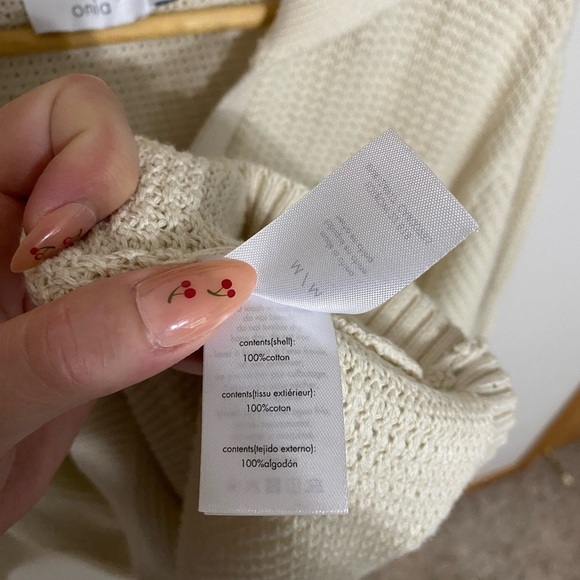 Onia Cream Knit Sweater Dress - Picture 7 of 7